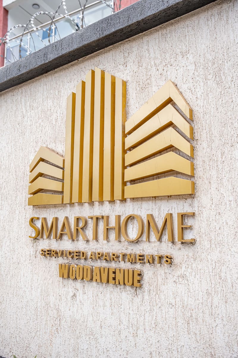 SmartHome entrance sign