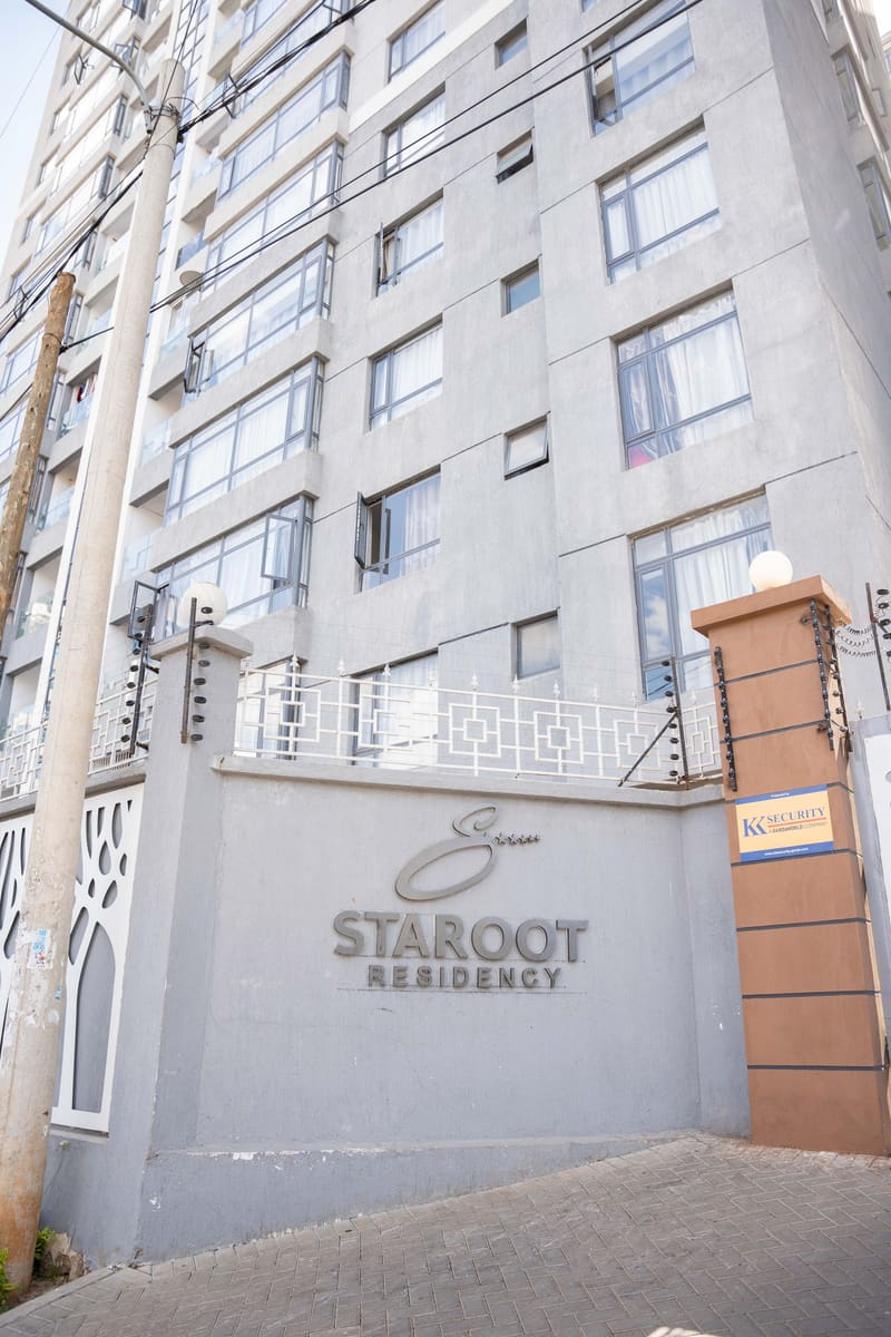 Staroot Residency entrance sign