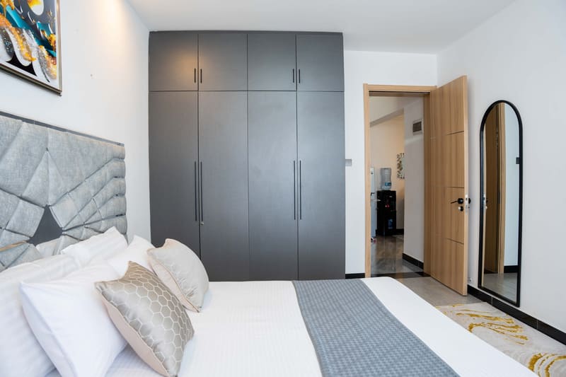 Bedroom with wardrobe